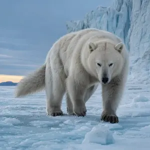 Arctic fox + Bear